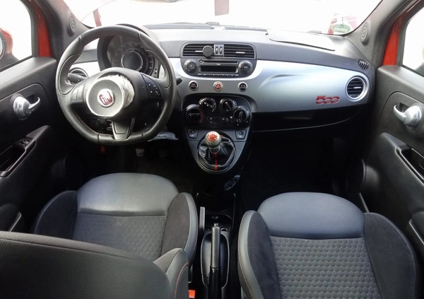 Fiat 500 cena 11900 przebieg: 158056, rok produkcji 2014 z Września małe 29